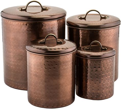 decorative metal storage containers